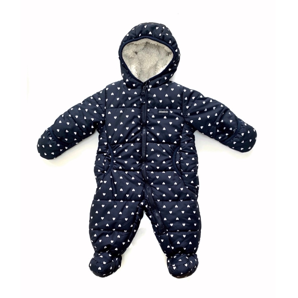 EUC OshKosh Winter Snowsuit Bunting